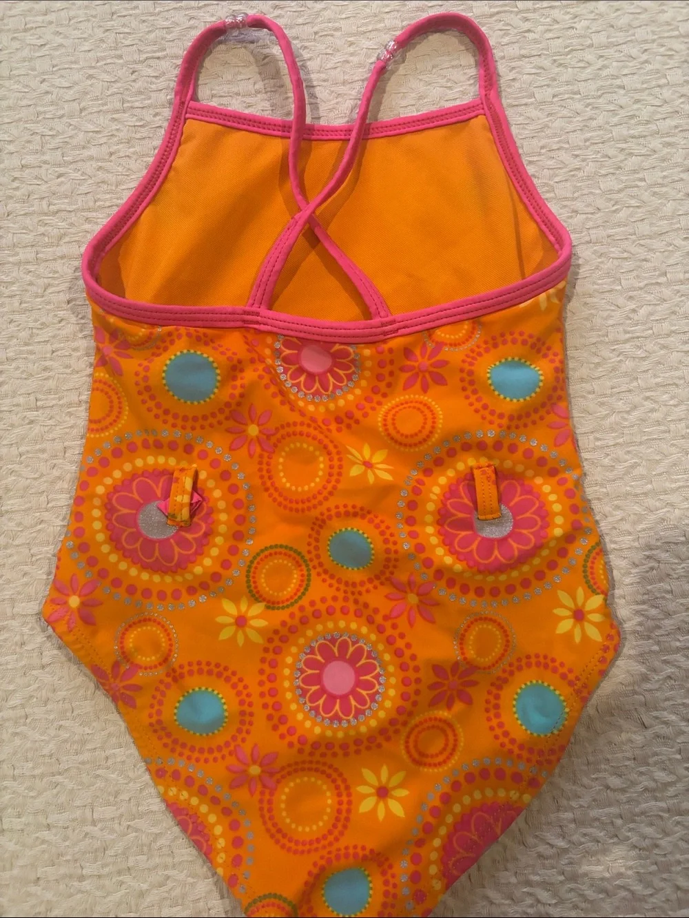 Set of 3 Girls' One-Piece Swimsuits size 7
